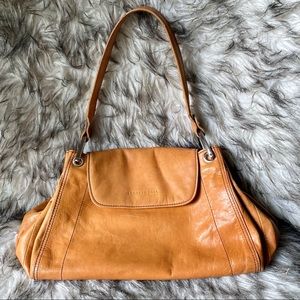 Kenneth Cole Cognac Shoulder Purse